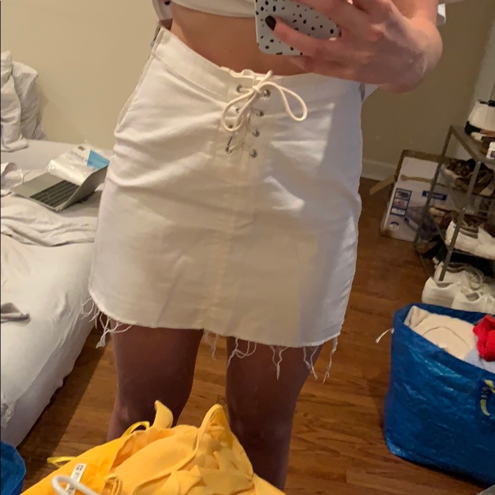 White skirt - J Crew